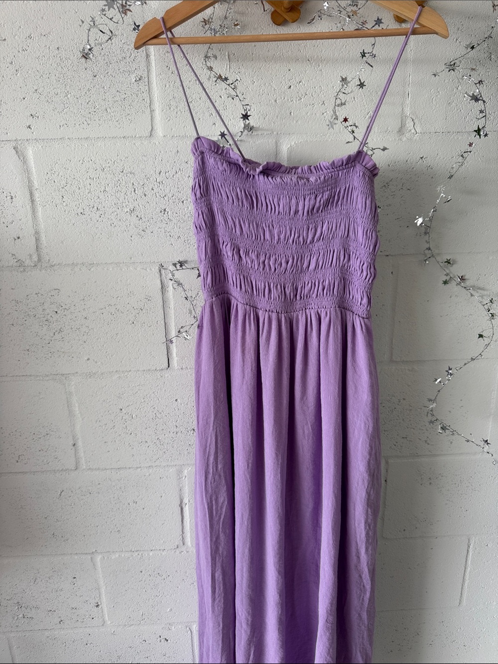 Jacqui E Lavender Maxi Dress